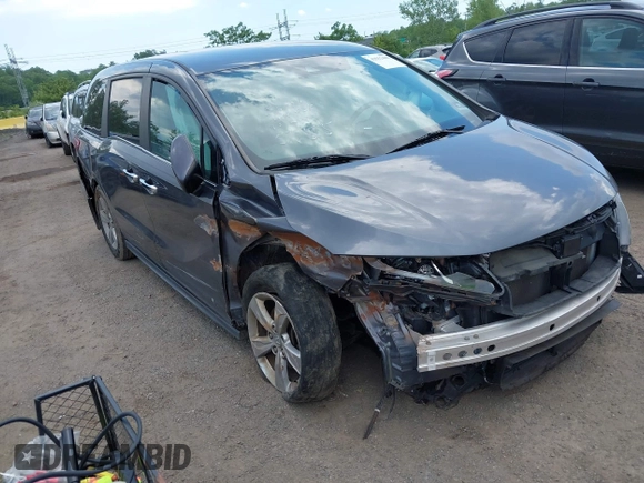 2020 Honda Odyssey EX with VIN 5FNRL6H54LB025555, listed as a IAAI auction lot 42512480 with 95,425 mi miles and . Bid and sale history available at DreamBid. Image 1.