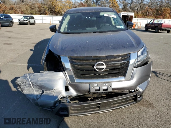 2024 Nissan Pathfinder S z VIN 5N1DR3ACXRC251665, wystawiony jako Copart lot #77466514 z przebiegiem 2 118 mil mil oraz Szkoda całkowita • Salvage title. Historia ofert i sprzedaży dostępna na DreamBid. Obrazek 5.