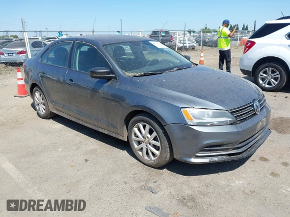 2015 Volkswagen Jetta SE with VIN 3VWD17AJ9FM208976, listed as a IAAI auction lot 42572374 with 259,993 mi miles and . Bid and sale history available at DreamBid. Image 1.