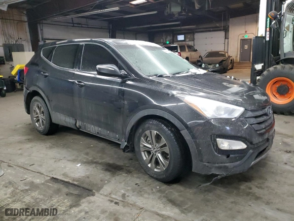 2013 Hyundai Santa Fe Sport with VIN 5XYZUDLB0DG123622, listed as a Copart auction lot 45416165 with 178,110 mi miles and Salvage Title. Bid and sale history available at carsss.com. Image 4.