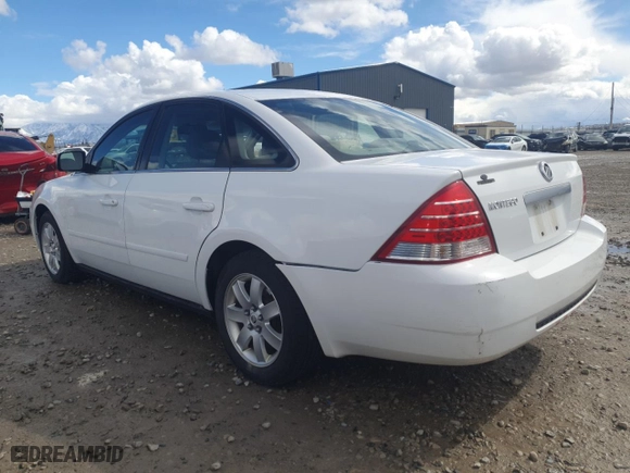 2005 Mercury Montego Luxury with VIN 1MEFM40145G625836, listed as a Copart auction lot 48997495 with 0 mi miles and Salvage Title. Bid and sale history available at carsss.com. Image 2.