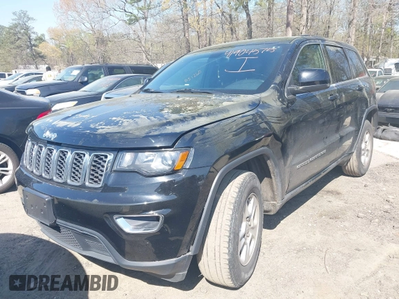 2017 Jeep Grand Cherokee Laredo with VIN 1C4RJFAG5HC793244, listed as a IAAI auction lot 41904575 with 299,722 mi miles. Bid and sale history available at carsss.com. Image 2.
