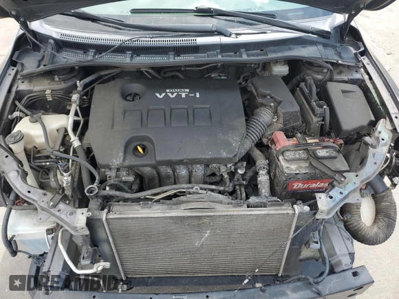 2010 Toyota Corolla with VIN JTDBU4EE6AJ081607, listed as a Copart auction lot 61097275 with 129,131 mi miles and Salvage title. Bid and sale history available at DreamBid. Image 11.