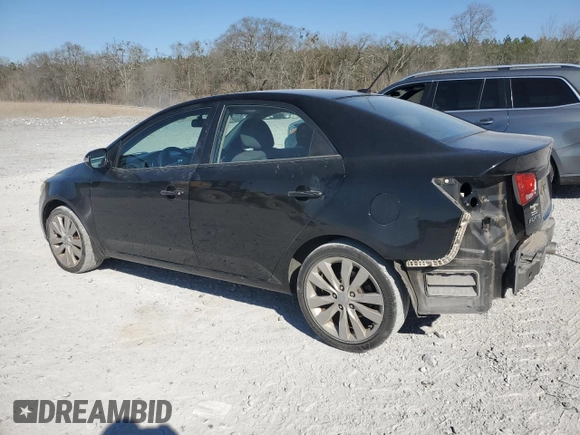 2010 Kia Forte SX with VIN KNAFW4A33A5230724, listed as a Copart auction lot 46979805 with 108,657 mi miles and Salvage Title. Bid and sale history available at carsss.com. Image 2.
