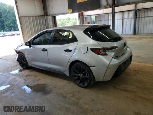 2022 Toyota Corolla Hatchback SE with VIN JTND4MBE4N3188612, listed as a Copart auction lot 66893804 with 59,574 mi miles and Salvage Title. Bid and sale history available at carsss.com. Image 2.