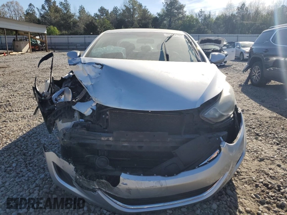2011 Hyundai Elantra GLS with VIN 5NPDH4AE7BH053392, listed as a Copart auction lot 50444705 with 198,634 mi miles and Salvage Title. Bid and sale history available at carsss.com. Image 5.