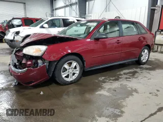 2004 Chevrolet Malibu Maxx LS with VIN 1G1ZT64854F206024, listed as a Copart auction lot 87281344 with 184,880 mi miles and Salvage Title. Bid and sale history available at carsss.com. Image 1.