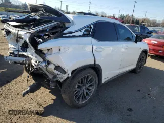 2021 Lexus RX with VIN 2T2YGMDA5MC067970, listed as a Copart auction lot 43150235 with 41,994 mi miles and Salvage Title. Bid and sale history available at carsss.com. Image 3.