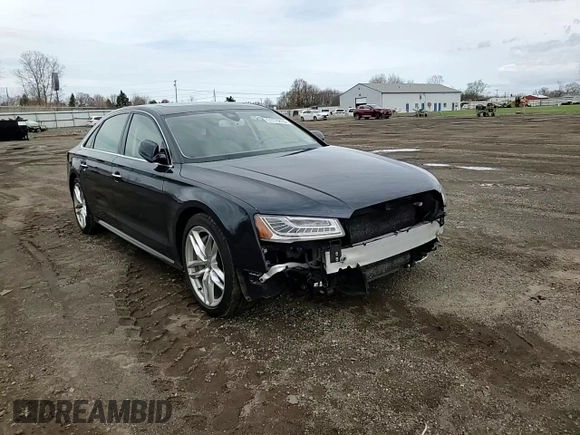 2017 Audi A8 L with VIN WAU44AFD5HN007950, listed as a Copart auction lot 51775815 with 95,633 mi miles and Salvage Title. Bid and sale history available at carsss.com. Image 11.