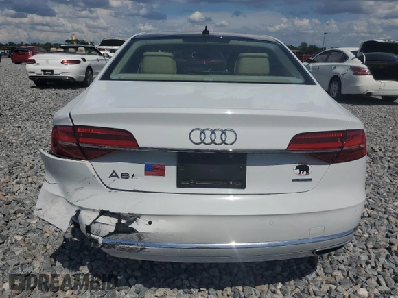 2015 Audi A8 3.0T z VIN WAU3GAFD9FN033886, wystawiony jako Copart lot #60137395 z przebiegiem 48 281 mil mil oraz Szkoda całkowita • Salvage title. Historia ofert i sprzedaży dostępna na DreamBid. Obrazek 6.