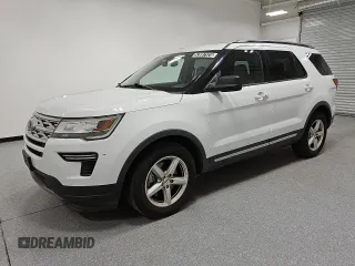 2018 Ford Explorer XLT with VIN 1FM5K7DH1JGC42552, listed as a Copart auction lot 53997525 with 159,515 mi miles and Clean Title. Bid and sale history available at DreamBid. Image 1.