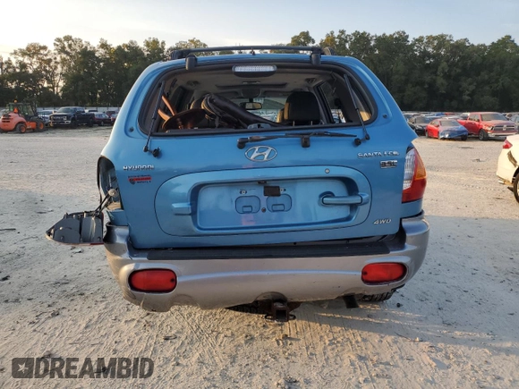 2004 Hyundai Santa Fe GLS with VIN KM8SC73E74U833353, listed as a Copart auction lot 76123274 with 115,309 mi miles and Salvage Title. Bid and sale history available at carsss.com. Image 6.