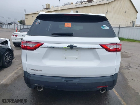 2021 Chevrolet Traverse LS with VIN 1GNERFKW1MJ150335, listed as a IAAI auction lot 41653664 with 1 mi miles. Bid and sale history available at carsss.com. Image 16.