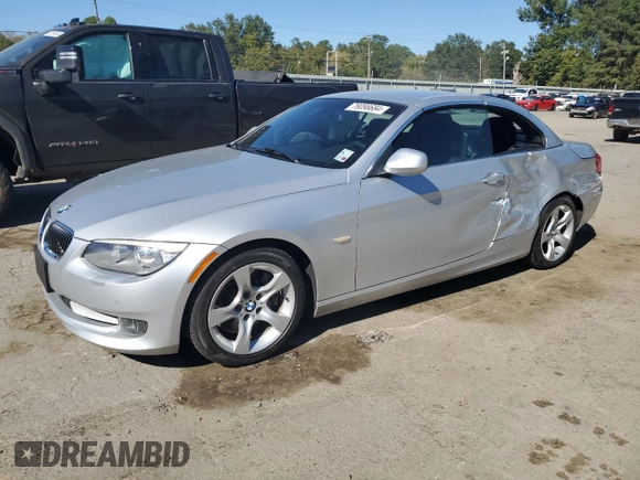 2013 BMW 3 Series 335i with VIN WBADX7C5XDJ589147, listed as a Copart auction lot 76098684 with 89,337 mi miles and Salvage Title. Bid and sale history available at DreamBid. Image 1.