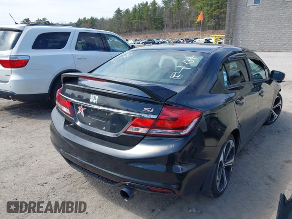 2015 Honda Civic Sedan Si with VIN 2HGFB6E5XFH701937, listed as a IAAI auction lot 42002072 with 106,950 mi miles. Bid and sale history available at carsss.com. Image 4.