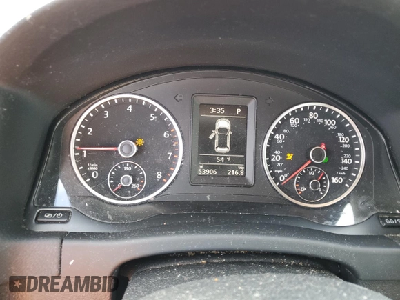 2017 Volkswagen Tiguan S with VIN WVGBV7AX1HK052098, listed as a Copart auction lot 51115295 with 53,906 mi miles and Salvage Title. Bid and sale history available at DreamBid. Image 9.