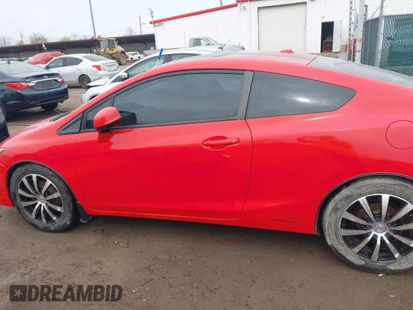 2012 Honda Civic Cpe Si with VIN 2HGFG4A51CH709383, listed as a IAAI auction lot 42005780 with 196,958 mi miles. Bid and sale history available at carsss.com. Image 14.