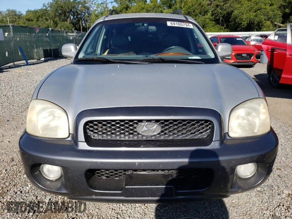 2004 Hyundai Santa Fe GLS with VIN KM8SC13E04U789919, listed as a Copart auction lot 69100794 with 118,887 mi miles and Non Repairable. Bid and sale history available at carsss.com. Image 5.