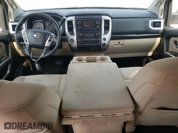 2017 Nissan Titan SV with VIN 1N6AA1EK6HN528431, listed as a Copart auction lot 59237645 with 105,940 mi miles and Salvage title. Bid and sale history available at DreamBid. Image 8.