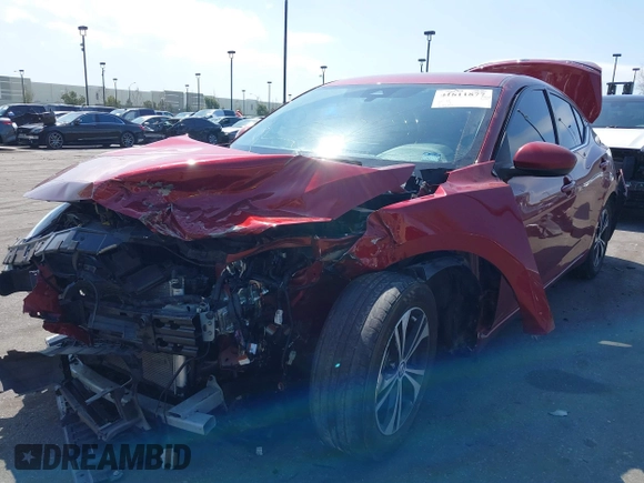 2022 Nissan Sentra SV with VIN 3N1AB8CV4NY294684, listed as a IAAI auction lot 41811877 with 67,585 mi miles and . Bid and sale history available at DreamBid. Image 21.