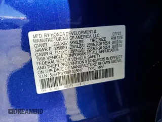2024 Acura MDX w/A-Spec Package with VIN 5J8YE1H00RL005047, listed as a Copart auction lot 60940675 with 14,032 mi miles and Salvage title. Bid and sale history available at DreamBid. Image 14.