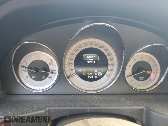 2014 Mercedes-Benz GLK 350 with VIN WDCGG5HB4EG176099, listed as a Copart auction lot 69511314 with 172,619 mi miles and Salvage Title. Bid and sale history available at DreamBid. Image 9.