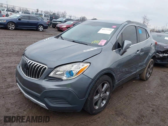 2014 Buick Encore with VIN KL4CJASB9EB624237, listed as a IAAI auction lot 41177399 with 133,261 mi miles. Bid and sale history available at carsss.com. Image 2.