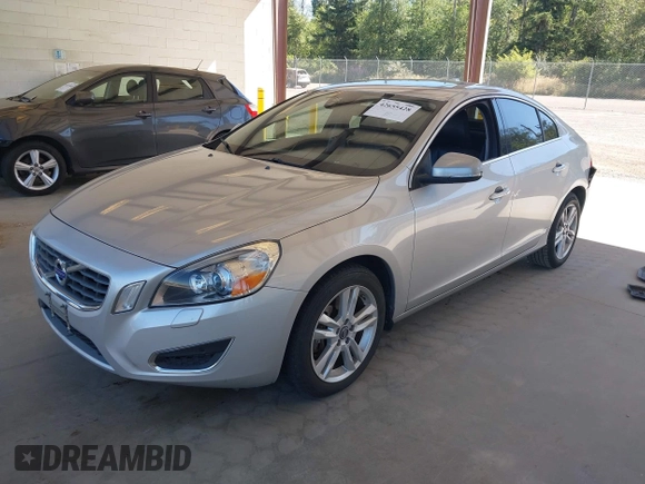 2013 Volvo S60 T5 Premier with VIN YV1612FS0D2224742, listed as a IAAI auction lot 42655428 with 92,597 mi miles and . Bid and sale history available at DreamBid. Image 2.