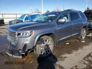 2021 GMC Acadia Denali z VIN 1GKKNXLSXMZ134911, wystawiony jako Copart lot #88755975 z przebiegiem 42 927 mil mil oraz Szkoda całkowita • Salvage title. Historia ofert i sprzedaży dostępna na DreamBid. Obrazek 1.