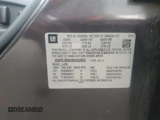 2013 GMC Terrain SLT with VIN 2GKFLVEK0D6422859, listed as a Copart auction lot 55633485 with 111,361 mi miles and Salvage title. Bid and sale history available at DreamBid. Image 14.