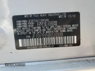 2011 Subaru Impreza Sedan WRX WRX with VIN JF1GV7E65BG510110, listed as a Copart auction lot 88797415 with 124,697 mi miles and Salvage Title. Bid and sale history available at carsss.com. Image 12.