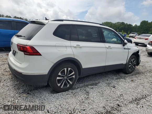 2024 Volkswagen Tiguan S с VIN 3VVRB7AX1RM073069, выставлен на аукционе Copart как лот 60678645 с пробегом 6 583 миль миль и Чистый • Clean title. История ставок и продаж доступна на DreamBid. Изображение 3.