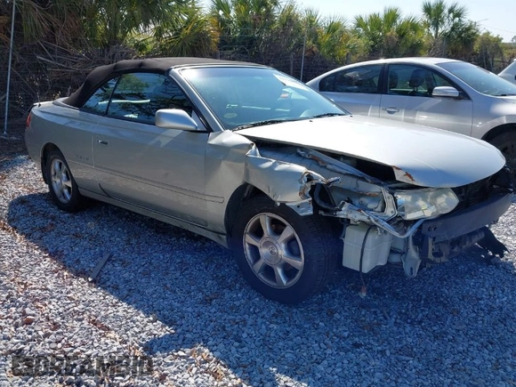 2002 Toyota Solara SE with VIN 2T1FF28P42C589567, listed as a IAAI auction lot 41730052 with 66,701 mi miles and . Bid and sale history available at DreamBid. Image 1.