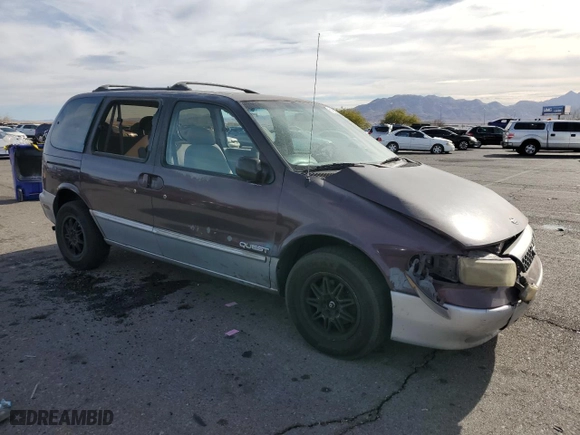 1997 Nissan Quest XE with VIN 4N2DN1111VD826272, listed as a Copart auction lot 81882824 with NaN miles and Salvage Title. Bid and sale history available at carsss.com. Image 4.