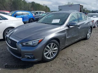 2015 Infiniti Q50 with VIN JN1BV7AP2FM332816, listed as a IAAI auction lot 41864532 with 180,683 mi miles. Bid and sale history available at carsss.com. Image 2.