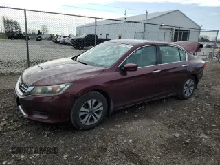 2014 Honda Accord LX z VIN 1HGCR2F34EA198682, wystawiony jako Copart lot #54103275 z przebiegiem 124 980 mil mil oraz Szkoda całkowita • Salvage title. Historia ofert i sprzedaży dostępna na DreamBid. Obrazek 1.