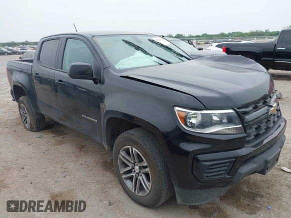 2021 Chevrolet Colorado 2WD Work Truck z VIN 1GCGSBEN5M1293788, wystawiony jako IAAI lot #42072335 z przebiegiem 66 806 mil mil oraz . Historia ofert i sprzedaży dostępna na DreamBid. Obrazek 1.