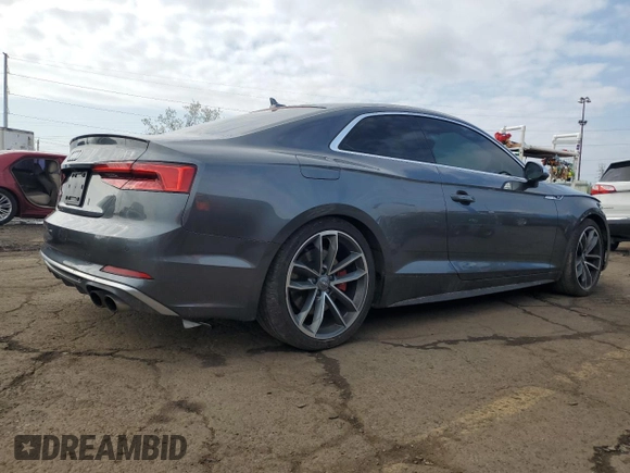 2018 Audi S5 Prestige z VIN WAUR4AF50JA011058, wystawiony jako Copart lot #54910465 z przebiegiem 63 142 mil mil oraz Czysty tytuł • Clean title. Historia ofert i sprzedaży dostępna na DreamBid. Obrazek 3.