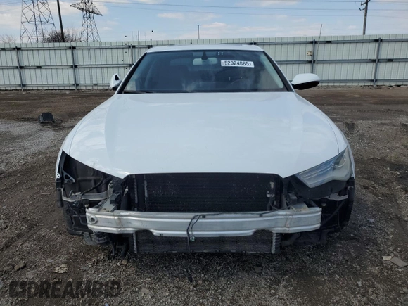 2016 Audi A6 Premium Plus with VIN WAUFGAFC3GN003126, listed as a Copart auction lot 52024885 with 146,152 mi miles and Salvage Title. Bid and sale history available at DreamBid. Image 5.
