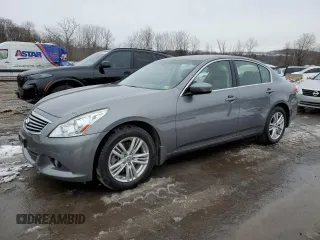 2012 Infiniti G25 Sedan x with VIN JN1DV6AR8CM861848, listed as a Copart auction lot 44210805 with 130,978 mi miles and Salvage Title. Bid and sale history available at carsss.com. Image 1.