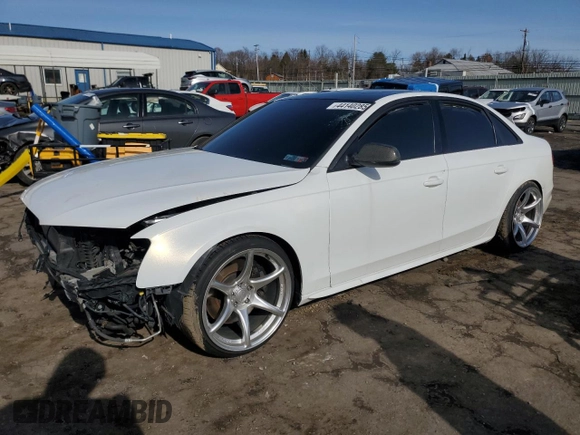 2016 Audi S4 Premium Plus with VIN WAUBGAFL6GA008567, listed as a Copart auction lot 44140285 with 0 mi miles and Salvage Title. Bid and sale history available at carsss.com. Image 1.