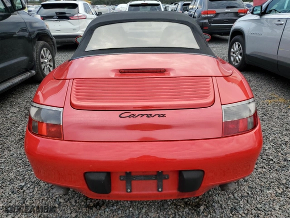 1999 Porsche 911 Carrera with VIN WP0CA2997XS653561, listed as a Copart auction lot 73924094 with 0 mi miles and Salvage Title. Bid and sale history available at carsss.com. Image 6.