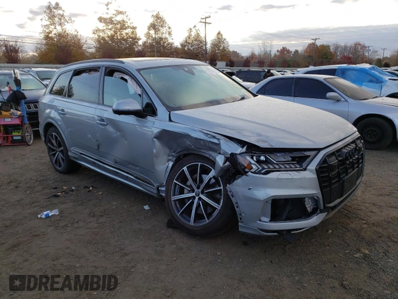 2024 Audi Q7 Premium Plus with VIN WA1LXBF71RD009928, listed as a Copart auction lot 77769904 with 12,012 mi miles and Salvage title. Bid and sale history available at DreamBid. Image 4.