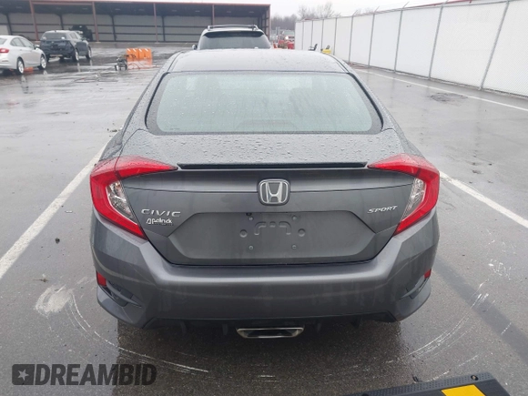 2021 Honda Civic Sedan Sport with VIN 2HGFC2F87MH548249, listed as a IAAI auction lot 41471400 with 79,553 mi miles. Bid and sale history available at carsss.com. Image 16.