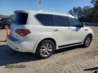 2013 Infiniti QX56 8-passenger with VIN JN8AZ2ND7D9730026, listed as a Copart auction lot 85692114 with 184,795 mi miles and Clean Title. Bid and sale history available at carsss.com. Image 3.