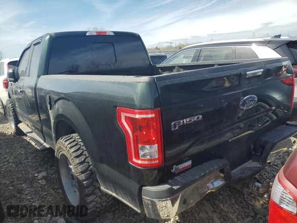 2015 Ford F-150 XL with VIN 1FTEX1CP7FKE08394, listed as a Copart auction lot 47661615 with 126,942 mi miles and Salvage Title. Bid and sale history available at carsss.com. Image 2.