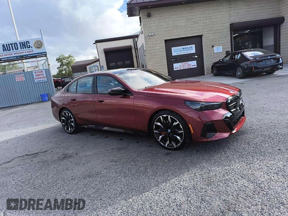 2024 BMW i5 M60 z VIN WBY43FK05RCR29359, wystawiony jako Copart lot #77178394 z przebiegiem 45 mil mil oraz Szkoda całkowita • Salvage title. Historia ofert i sprzedaży dostępna na DreamBid. Obrazek 3.