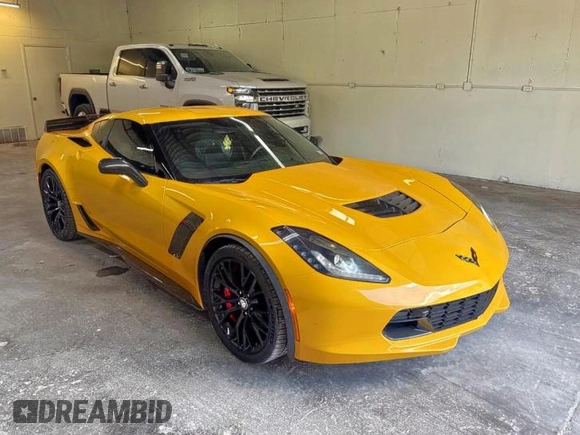 2016 Chevrolet Corvette Z51 3LT with VIN 1G1YM2D79G5113364, listed as a Copart auction lot 62601645 with 22,856 mi miles and Clean title. Bid and sale history available at DreamBid. Image 1.