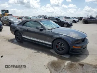 2008 Ford Mustang Deluxe with VIN 1ZVHT84N185180728, listed as a Copart auction lot 56924285 with 93,353 mi miles and Salvage title. Bid and sale history available at DreamBid. Image 4.