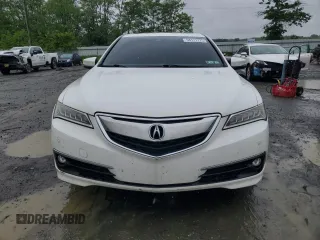 2015 Acura TLX Advance with VIN 19UUB2F79FA017945, listed as a Copart auction lot 58171225 with 210,318 mi miles and Salvage title. Bid and sale history available at DreamBid. Image 5.